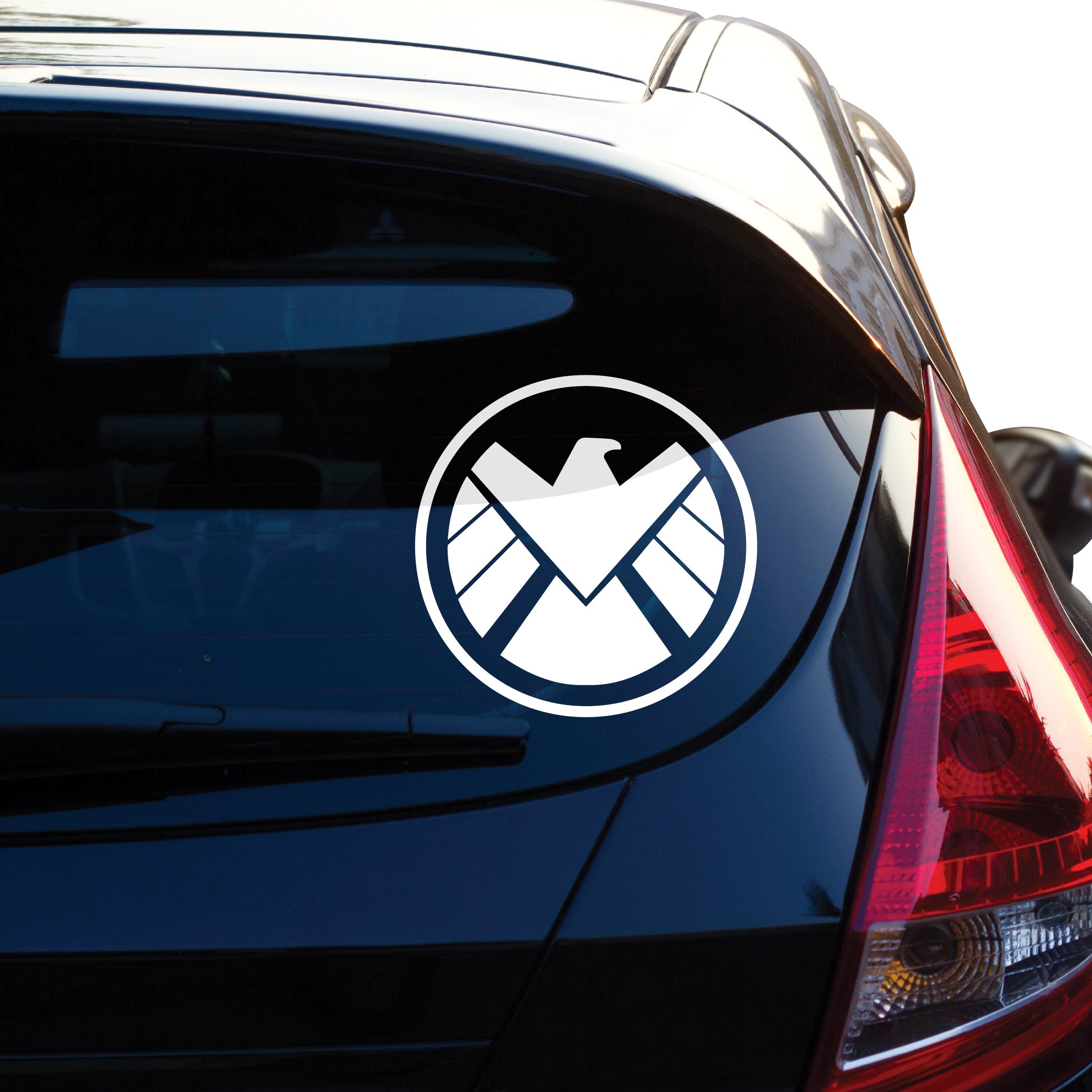 Photo 1 of Yoonek Graphics Agents of Shield Decal Sticker for Car Window, Laptop, Motorcycle, Walls, Mirror and More. # 514 (4", White)
