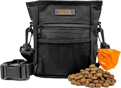 Mighty Paw Dog Treat Pouch 2.0 with Magnet Closure and Belt Clip