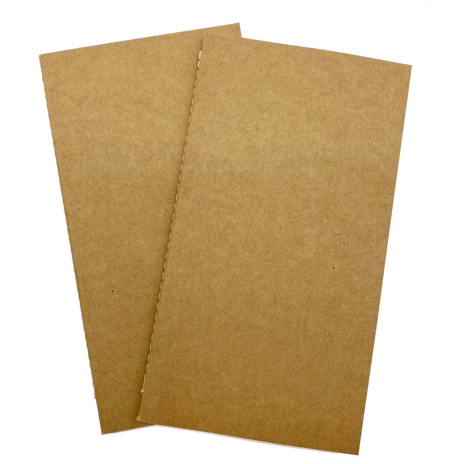 OMNIQI Leather Journal Refill Inserts, 2 PCS Refill Inner for Small Refillable Travel Notebook, Filler Papers for Diary Notebook (line)