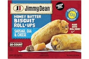 Evaxo Jimmy Dean Sausage, Egg & Cheese Biscuit Roll-Up, Frozen (20 ct.)