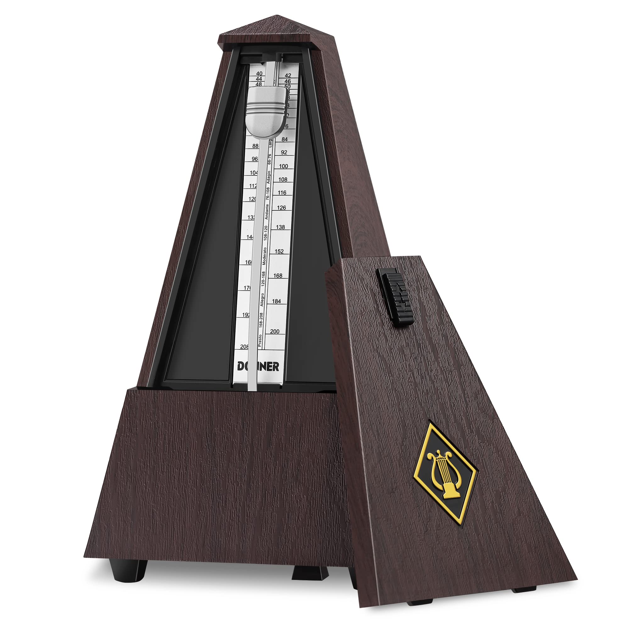 Donner DPM-1 Mechanical Metronome For Musician Plastic, Wooden Grain