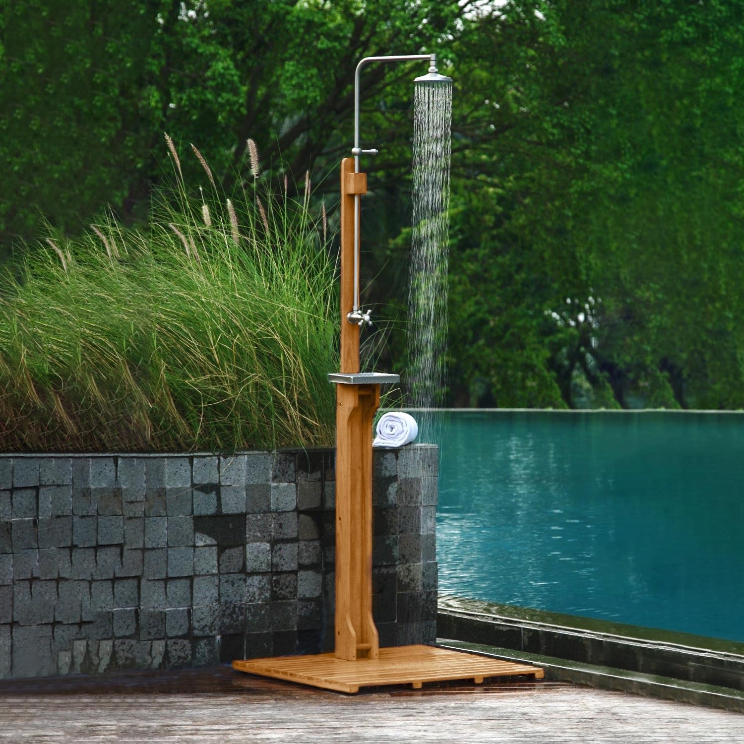 Cambridge Casual Wood Dussi Outdoor Poolside