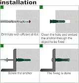 T.K.Excellent Phillips Pan Head Self-Tapping Screws and Drywall Anchors Kit 400 view 3