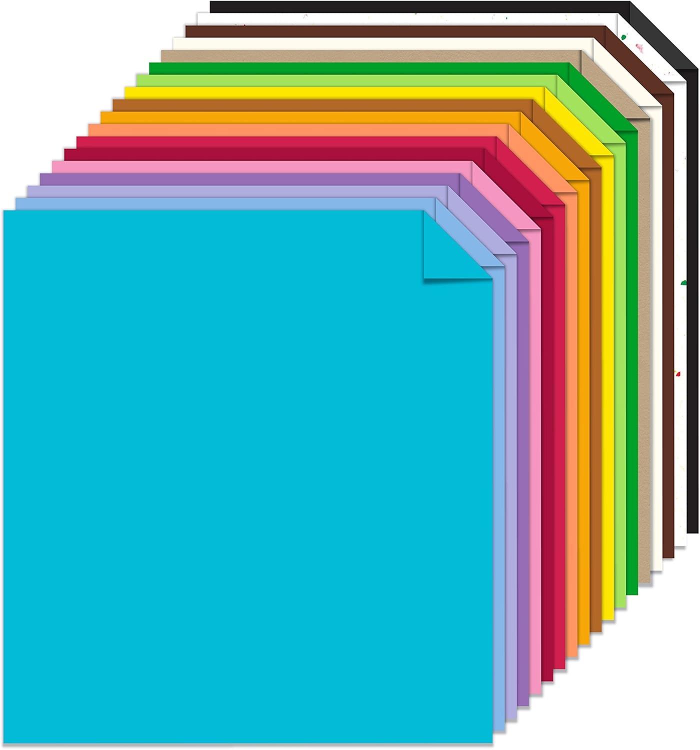 Wausau Creative Collection Classics Specialty Cardstock Starter Kit, 8.5 X 11 Inches, 72 Count Assortment (46407-02) : Cardstock Papers : Office Products