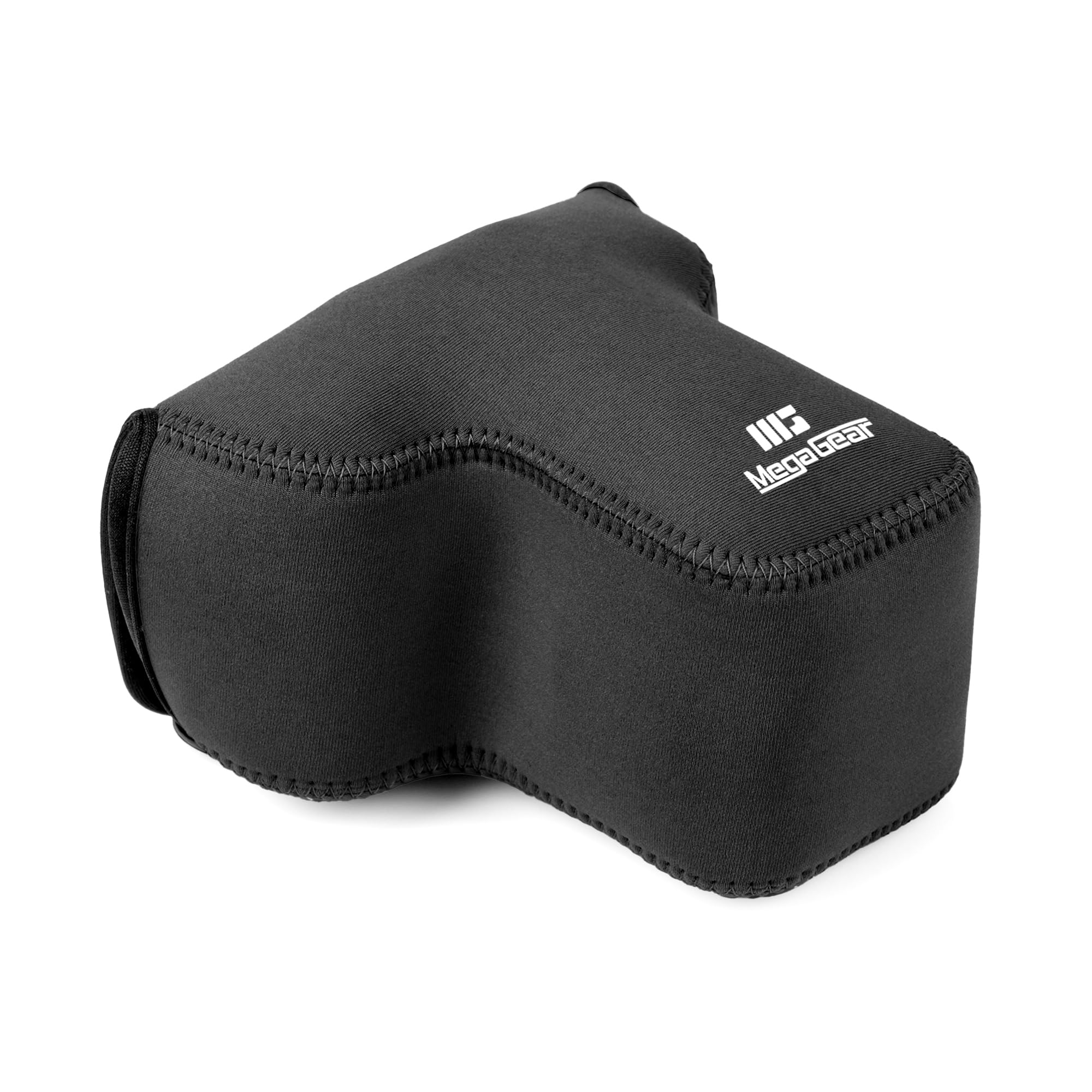MegaGear Neoprene Camera Case for Fujifilm X-T50 (16-50mm)- Stylish and Protective Digital Photography Bag (Black)