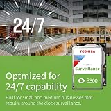 Toshiba S300 6TB Internal Surveillance Hard Drive 3.5" SATA HDD 64 HD cams view 2