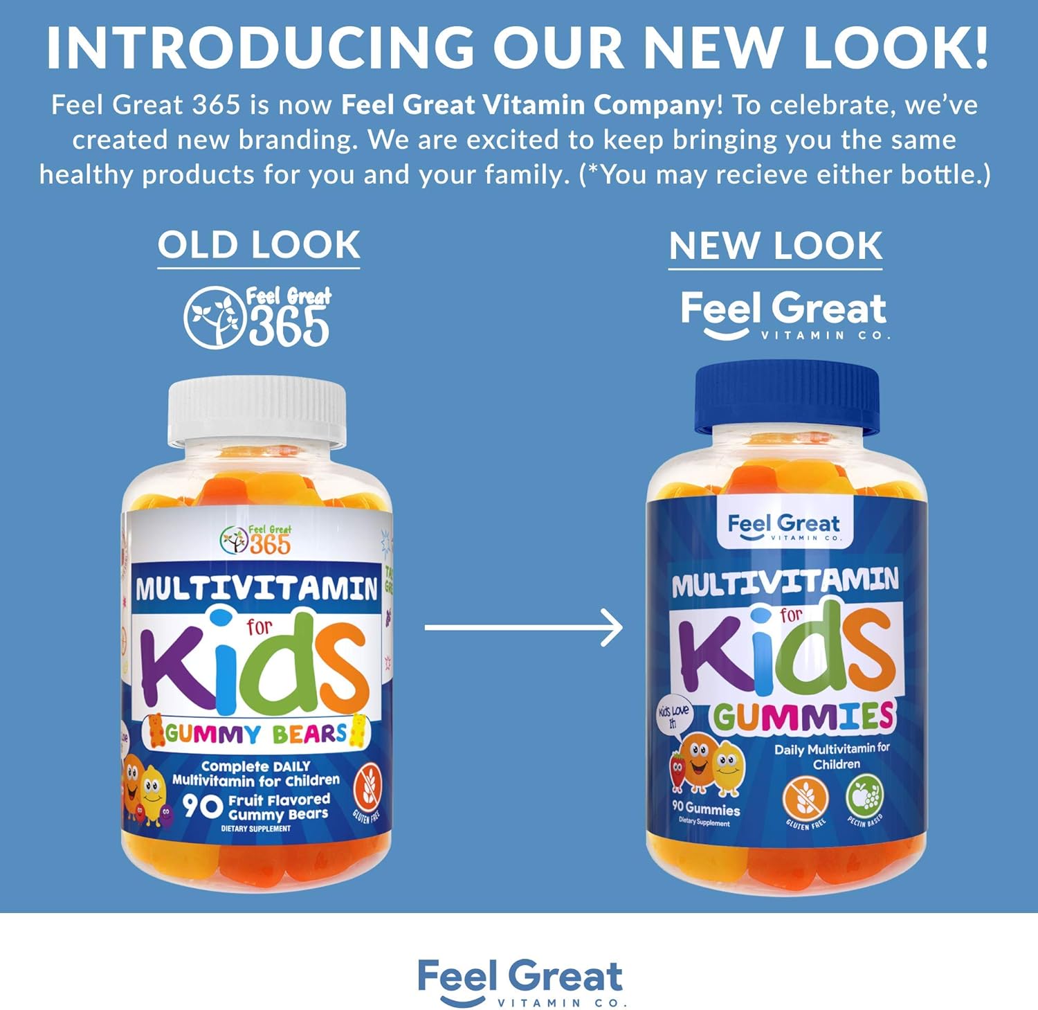 Complete Daily Gummy Multivitamin for Kids by Feel Great 365 (45