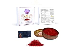 Herbay Saffron, Finest Pure Premium Super-Negin, Saffron Spice Threads, Highest Grade for Tea, Paella, Rice, Desserts, No Art