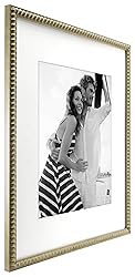 MCS 14x18 Inch Beaded Frame with 10x13 Inch Mat