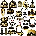 KatchOn, Eid Mubarak Photo Booth Props - Pack of 32 | Eid Photo Props for Eid Mubarak Decorations | Happy Eid Decorations for Home | Ramadan Photo Booth Props for Ramadan Decorations for Home 2025