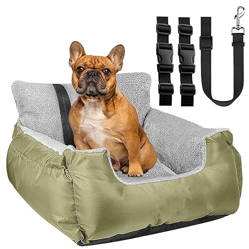 Utotol Dog Car Seats with Dog Seat Belt, Washable Dog Booster Pet