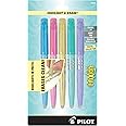 PILOT FriXion Light Pastel Collection Erasable Highlighters, Chisel Tip, Assorted Color Inks, 5-Pack (46543)