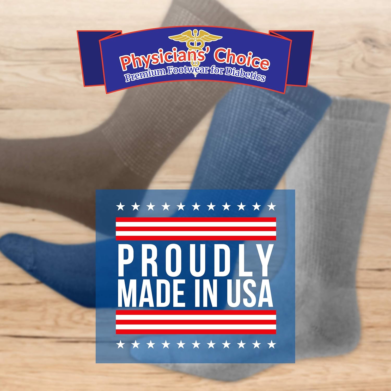 Diabetic Crew Socks for Men - 12 Pack - Gray - Size 10-13: Clothing
