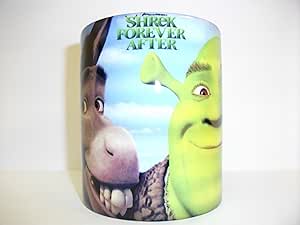 Shrek y burro - Shrek Forever trasfer taza/taza de: Amazon.es: Hogar