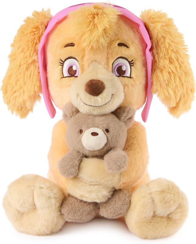 GUND Skye com Ursinho de Peluche Kai, Peluche Oficial Chase, Peluche para Cães a partir de 1 ano, 9,5"