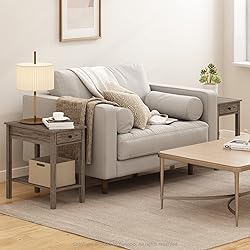 Furinno Classic Rectangular Side Table with