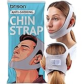 Brison Anti Snoring Chin Strap - Adjustable Snore Stopping Device Face Mask Bandage Keeping Mouth Closed - No Dry Mouth Nasal