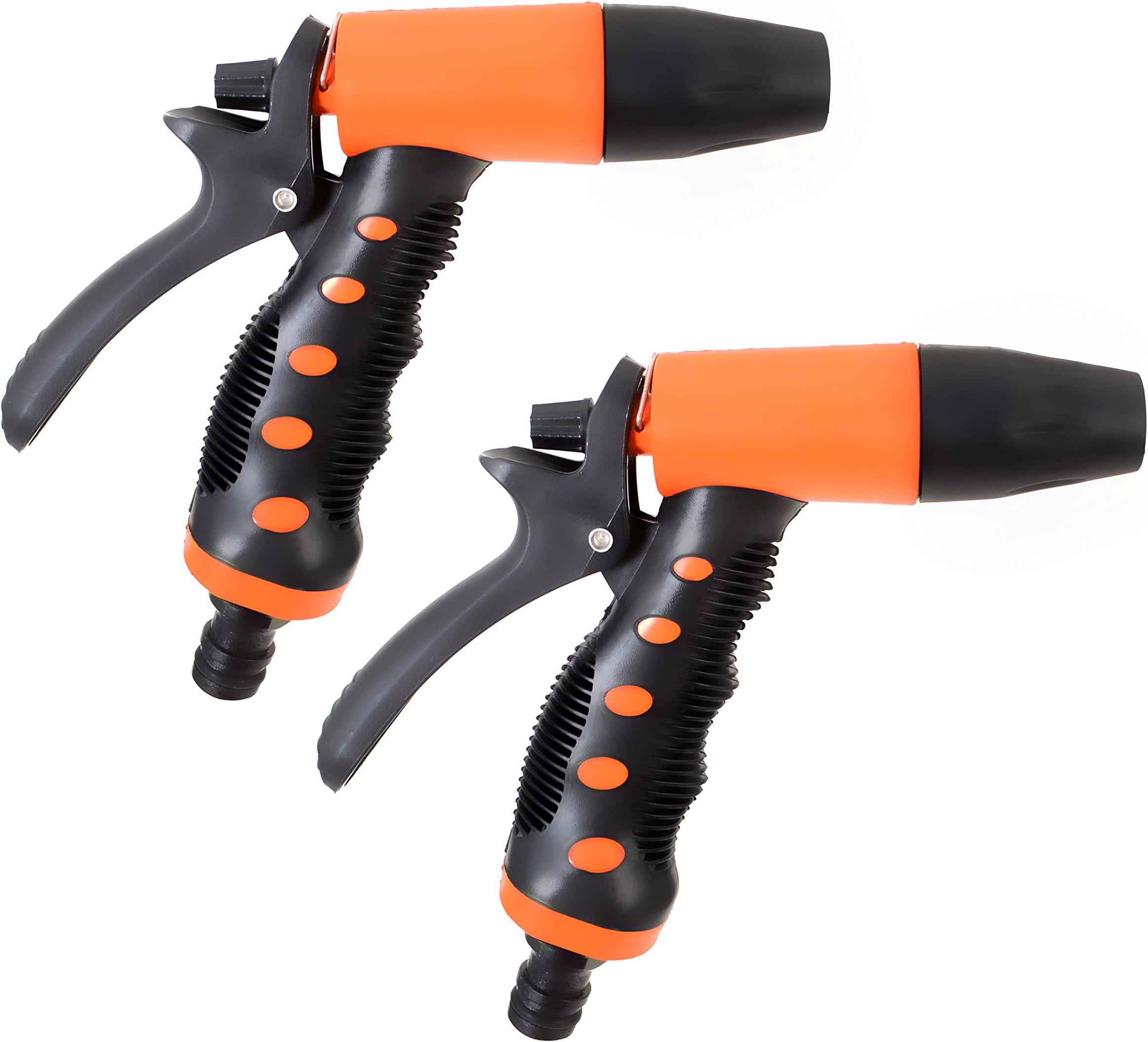 Klaxon Water Spray Gun - Plastic High Performance Water Spray Gun for Plants, Garden and Car Washing - Orange & Black -Pack of 2 โฆ