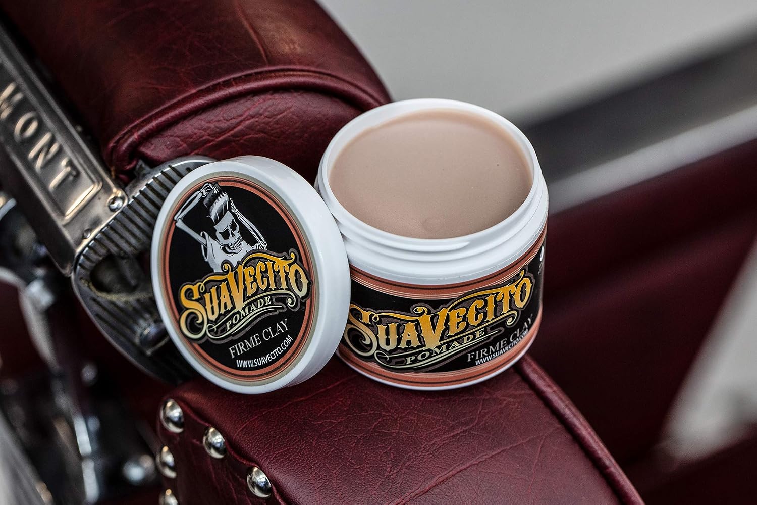 Suavecito Pomade Firme Clay, Strong Hold Hair Clay for Men Low Shine Matte Hair Clay, Pomade for Natural Texture Hairstyles 4oz/113g - Image 5