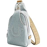 True Religion Women's Sling Bag, Small Travel Backpack with Adjustable Shoulder Crossbody Strap