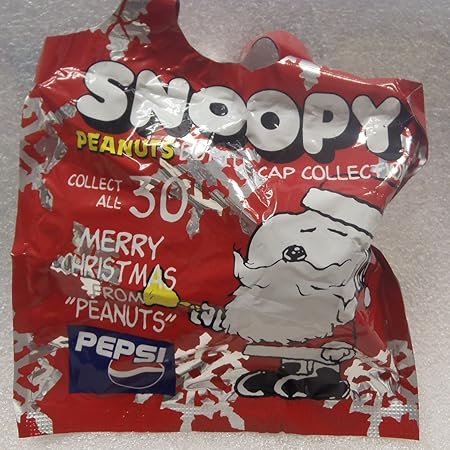 Amazon Pepsi ペプシ Snoopy スヌーピー ボトルキャップ 赤 クリスマス 未開封 フィギュア ドール 通販