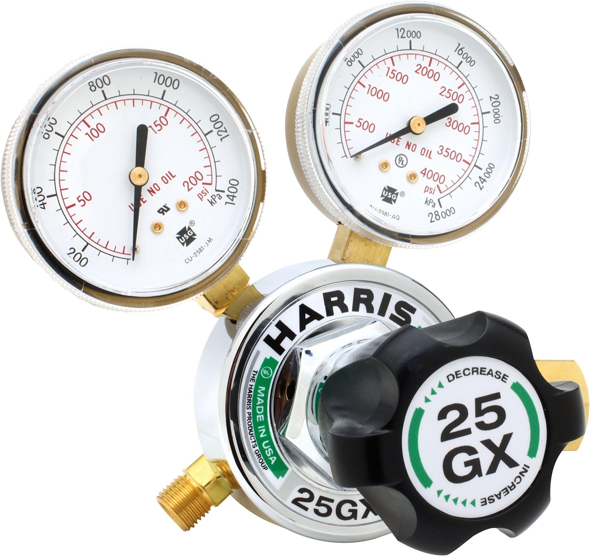 HARRIS3000510 25GX Regulator, 145-540, 2"
