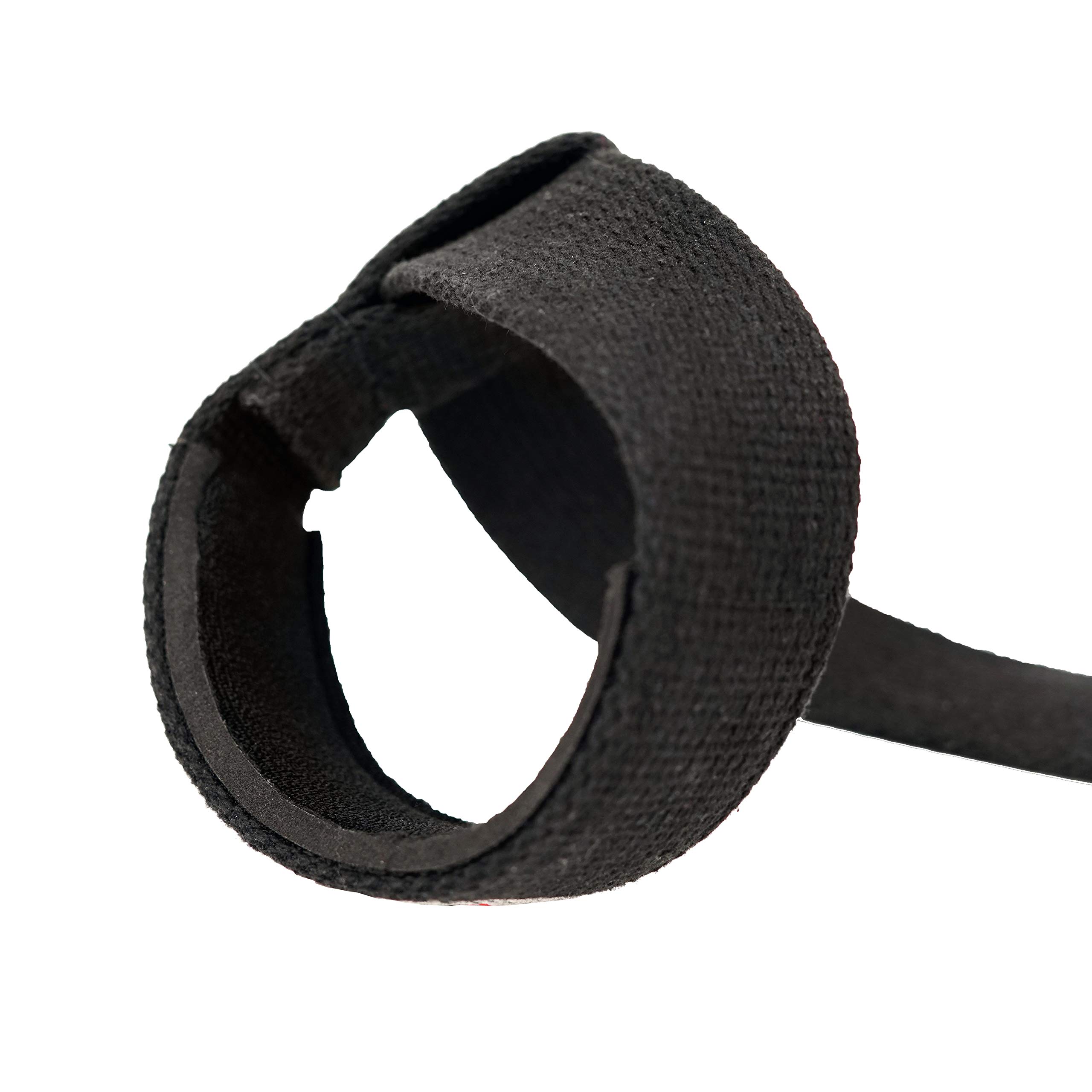 Sunny Health & Fitness Lifting Straps with Neoprene Padding, 2000lb Weight Capacity Heavy Duty Workout Wrist Straps for Weightlifting and Cross Training (Pair), Black