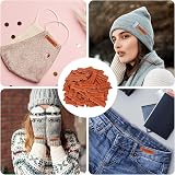 Mozeat Lens 100 Pcs PU Leather Handmade Labels Tags 4x1cm view 7