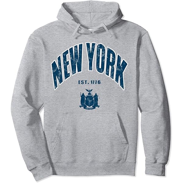 Amazon.com: Classic Vintage Retro NEW YORK Blue Text