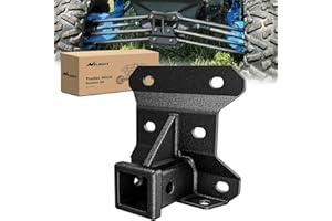 Nilight 2 Inch Rear Bumper Tow Trailer Hitch Receiver Kit Compatible for 2017+ Can Am Maverick X3/2017+ Can Am Maverick Turbo