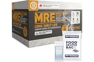 72HRS MRE Meals Canada - Survival, Camping, Emergency Food, Survival Food, Backpacking Meals, Ready to Eat