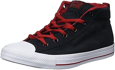 converse mid red