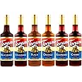 Torani Syrup Fruit Bowl 6 Pack, Raspberry, Strawberry, Blackberry, Cherry, Orange and Peach