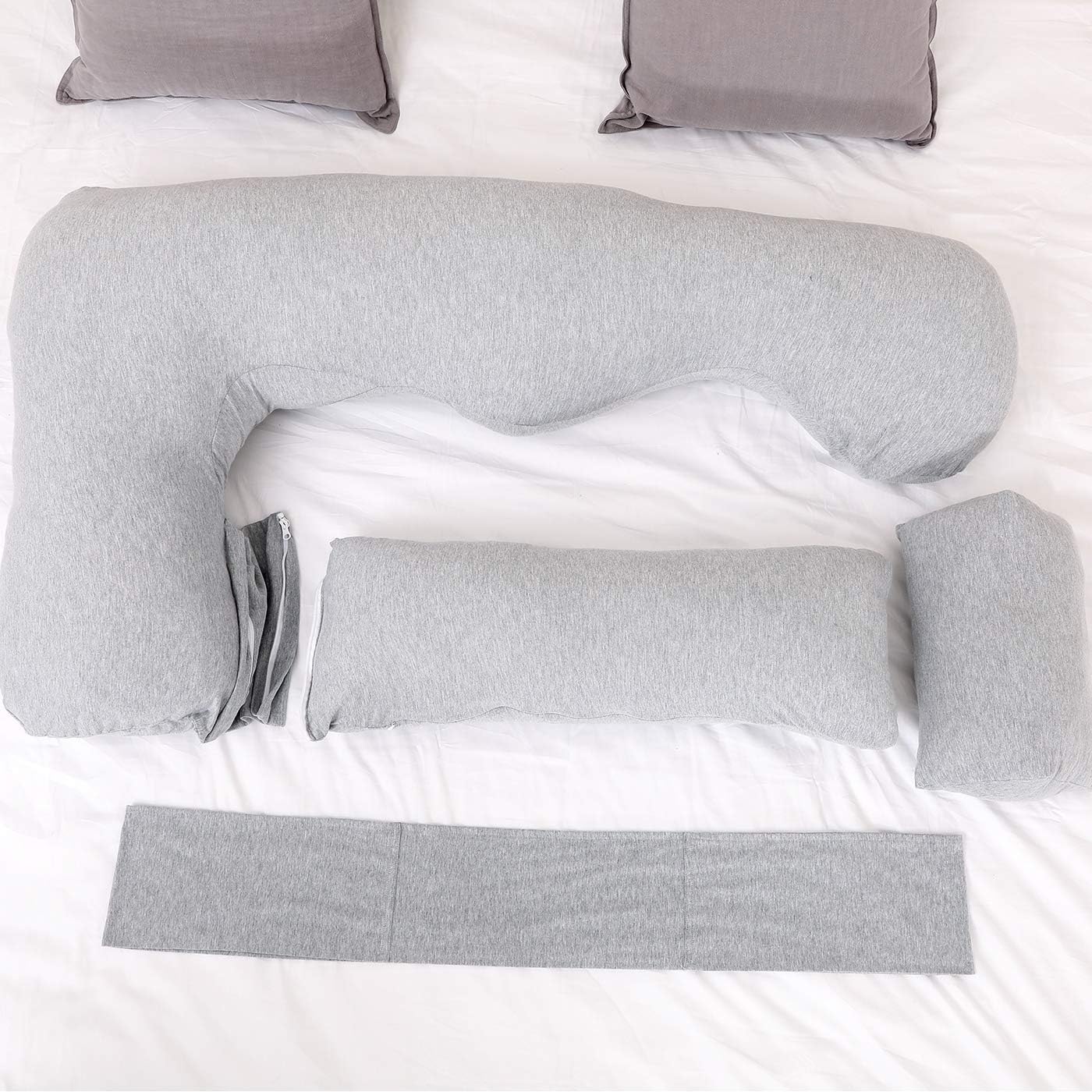 Pregnancy Pillows，Pregnancy Pillow U-Shaped Full Body ，Pregnancy Gifts Maternity Pillow Support Detachable Extension: Kitchen & Dining