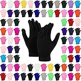 Handepo 300 Pairs Winter Magic Warm Gloves Bulk Stretchy Knit Gloves for Men Women Homeless Cold Weather Gift
