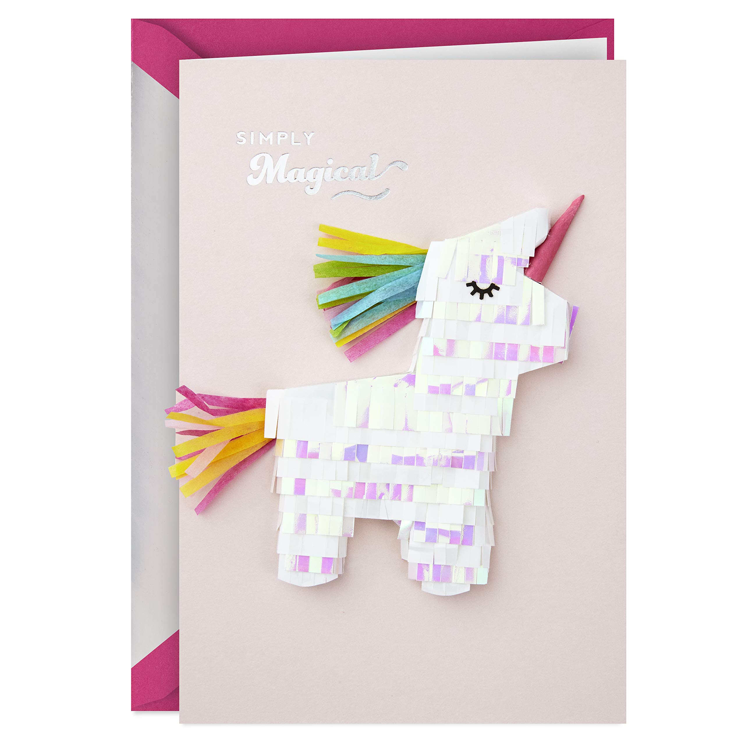 Hallmark Signature Birthday Card (Magical Unicorn)