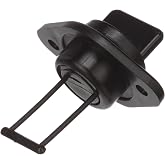 Attwood 17211-3 Drain Plug and Receiver Kit, &frac34;-Inch Diameter 1-Piece Plug, Threaded Receiver, Molded Black Plastic