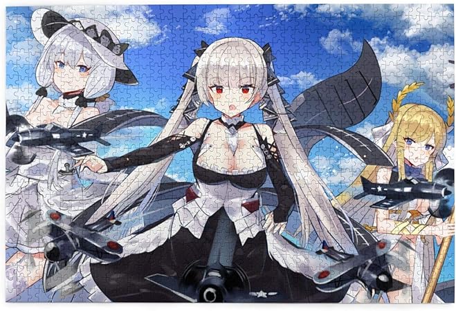 Amazon カンナ インディーダ アズールレーン パズル 1000ピース 興味パズル 漫画 アニメ ウード ジグソーパズル ストレスを解消する 子供 開発が早い 益智 減圧 大人用 子供用 7歳以上 木製 ジグソーパズル おもちゃ
