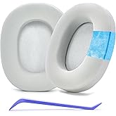 Defean XM6 Cooling-Gel Replacement Ear Pads Ear Cushions Compatible with Sony WH-1000XM6 Wireless Headphones (Platinum Silver)