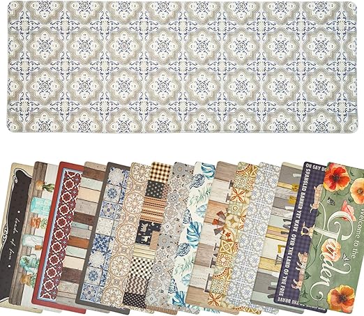 Amazon.com: Farmhouse Kitchen Mats Cushioned Anti-Fatigue Comfort 
