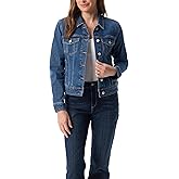 Nine West womens Sandy Iconic Button Front Stretch Denim Jean Jacket Standard