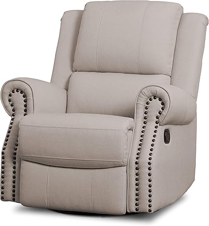 delta children dylan nursery recliner glider swivel chair