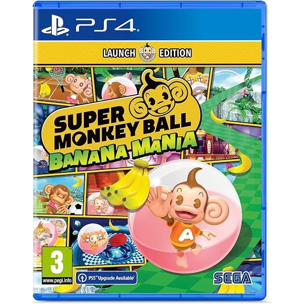Jeu Super Monkey Ball Banana Blitz HD - PlayStation 4 - État Très Bon - Version Boîte