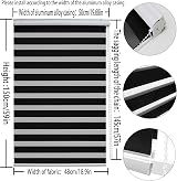 Taiyuhomes Day Night Zebra Roller Blind 50x150cm Aluminium Cassette view 3