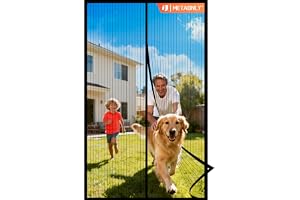 METAONLY Magnetic Screen Door Mesh Fits 36" x 80" Door - Curtain Size 38" x 82", Works for Patio, Sliding Door, Keeps Bug Mos —  skincare product
