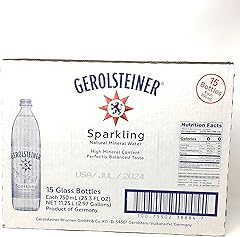Gerolsteiner, Water Mineral Sparkling, 25.36 Fl Oz, 15 Pack