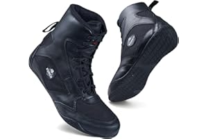Professional Boxing Shoes Breathable Wrestling Shoes, Training Shoe for Adult & Youth Men Women Non Slip Rubber Sole Lightwei