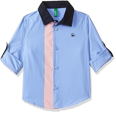 Baby Boys Striped Regular Fit Shirt