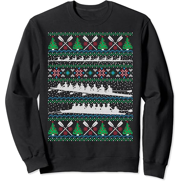 Pull De Noël Sweatshirt Train De Noël - Motif Festif Bonhomme De Neige & Renne - Cadeau Famille