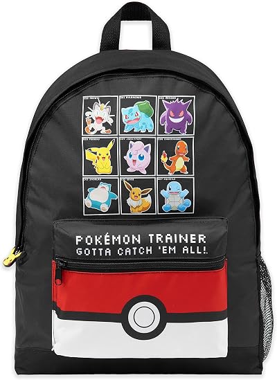 Pokémon Backpack for Kids Pikachu Charizard Rucksack School Bag with Pockets